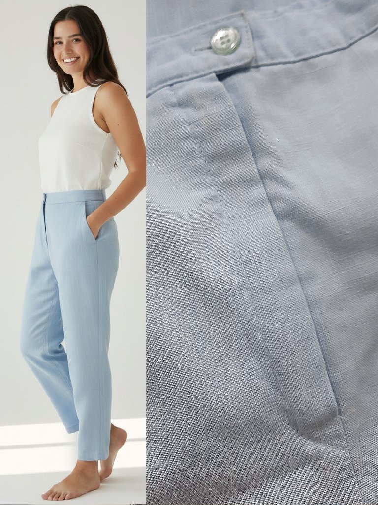 Vtg 80s Linen Blend Pants  Separate Impressions Brand